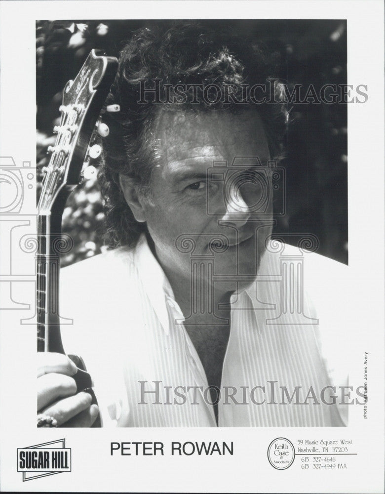 Press Photo Popular Country Musician Peter Rowan - Historic Images