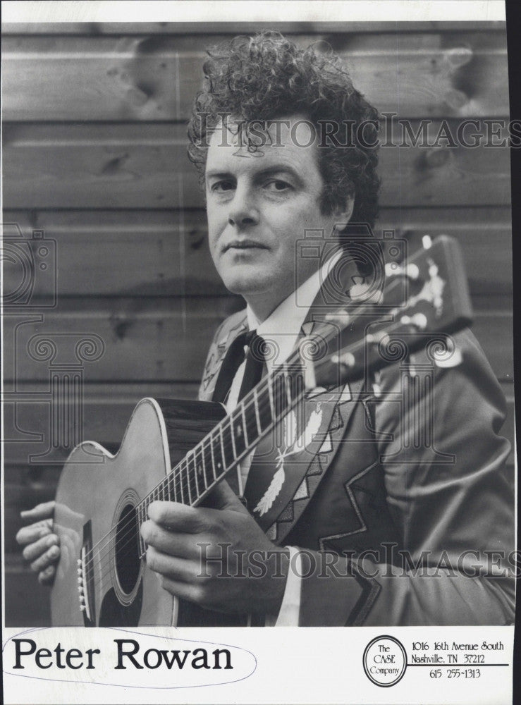 1990 Press Photo Popular Country Musician Peter Rowan - Historic Images