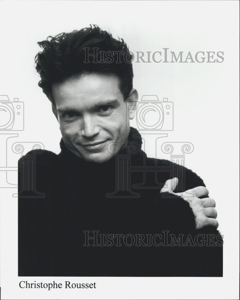 Press Photo Popular Musician Christophe Rousset - Historic Images