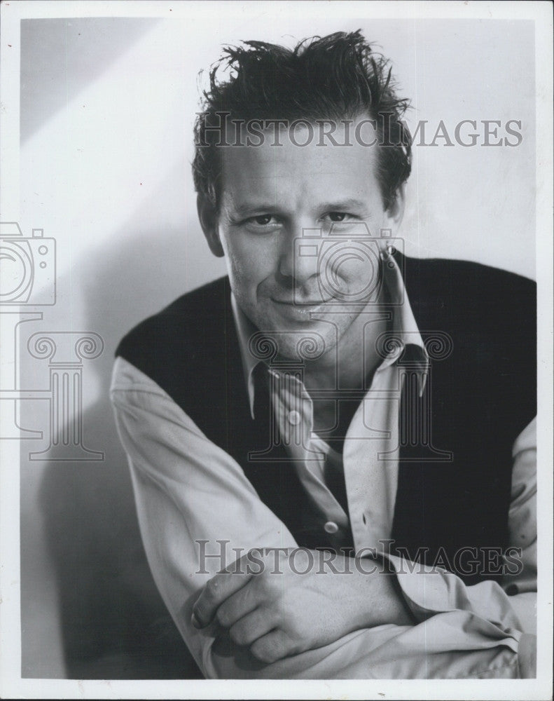 Actor Mickey Rourke 1990 Vintage Press Photo Print - Historic Images