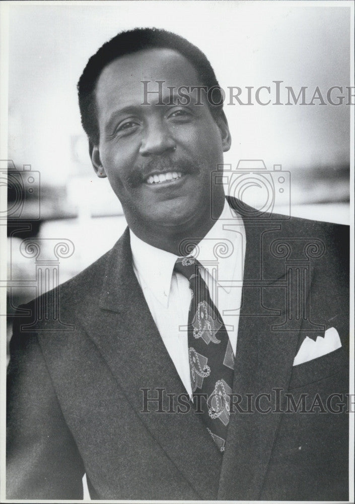 1990 Press Photo Actor Richard Roundtree - Historic Images