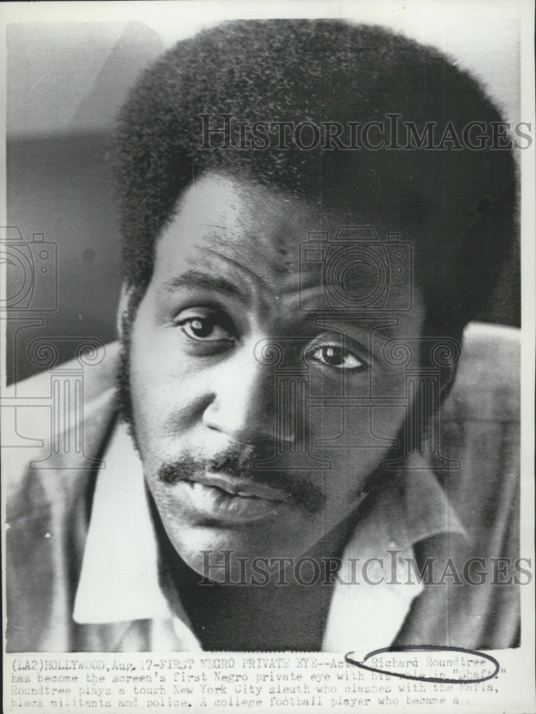 1971 Press Photo Actor Richard Roundtree in &quot;Shaft&quot; - Historic Images