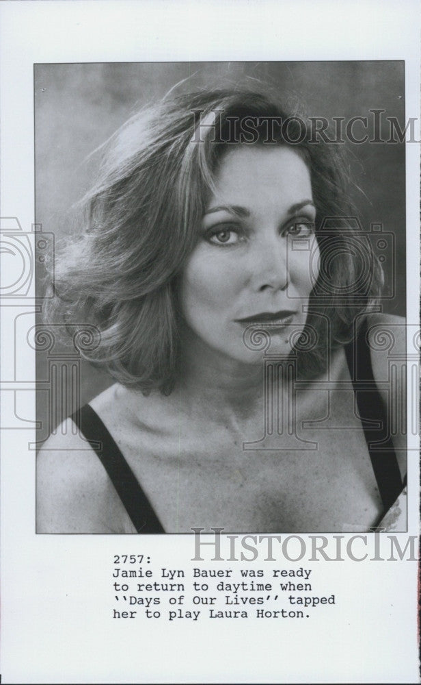 Press Photo Jamie Lyn Bauer in &quot;Days of Our Lives&quot; - Historic Images