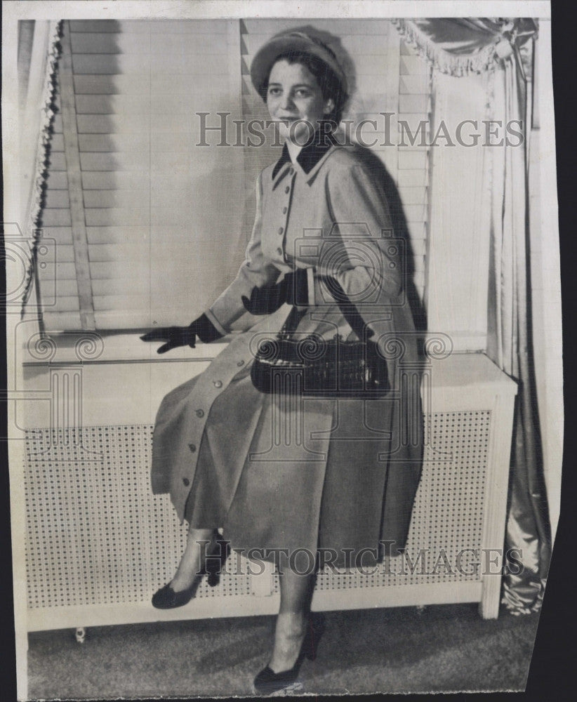 1949 Press Photo Jane Hadley Barkley Wife Of US Vice President Alben Barkley - Historic Images
