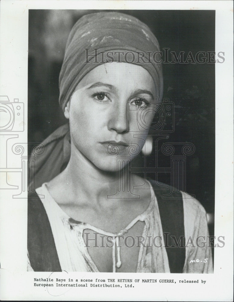 1967 Press Photo Nathalie Baye in &quot;The Return of Martin Guerre&quot; - Historic Images