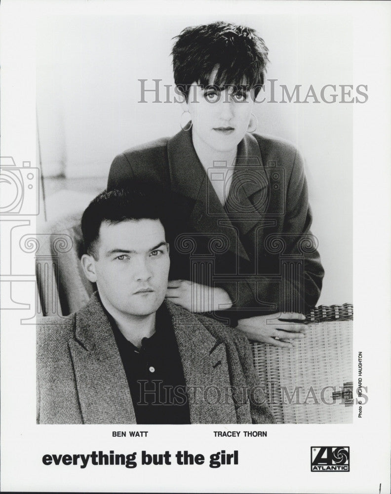 Press Photo Music group &quot;Everthing but the Girl&quot; Ben Watt &amp; Tracey Thorn - Historic Images