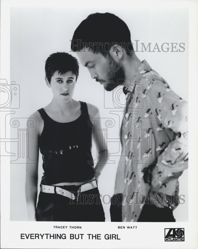 Press Photo English Band &quot;Everything But The Girl&quot; Tracey Thorn And Ben Watt - Historic Images