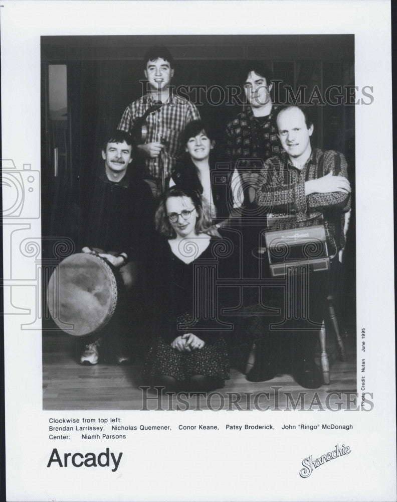 1995 Press Photo Arcady Larrissey Quemener Keane Broderick McDonagh Parsons - Historic Images