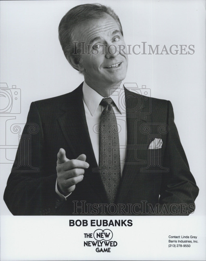 Press Photo Bob Eubanks Host o &quot;The New Newlywed Game&quot; - Historic Images