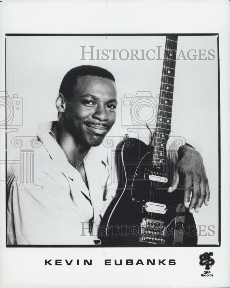 Press Photo American Jazz Guitarist And Composer Kevin Eubanks - Historic Images