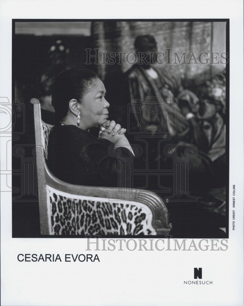 1999 Press Photo Cesaria Evora - Historic Images