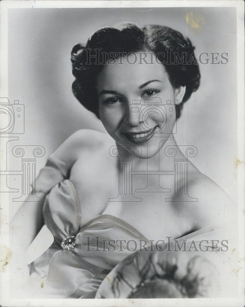 1961 Press Photo Actress Toni Arden in &quot;The Pajama Game&quot; - Historic Images