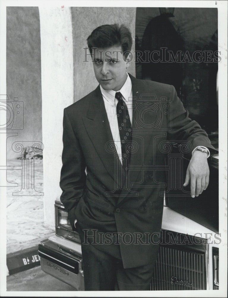 1987 Press Photo Judd Nelson  starring in &quot;Billionaire Boys Club &quot; - Historic Images