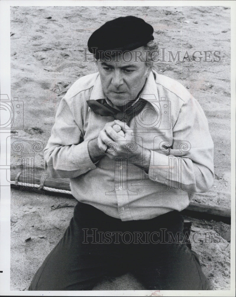 1979 Press Photo Actor Jack Aranson in &quot;Moby Dick&quot; - Historic Images