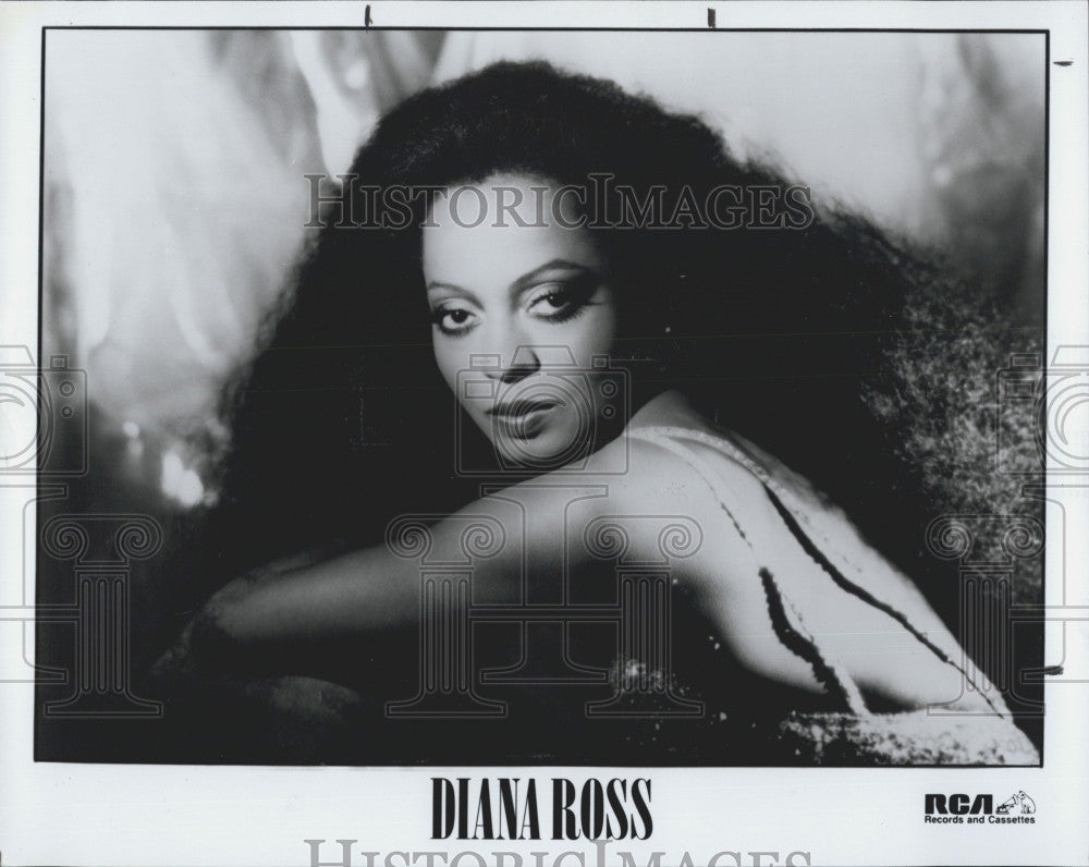 Singer Diana Ross 1987 Vintage Press Photo Print - Historic Images