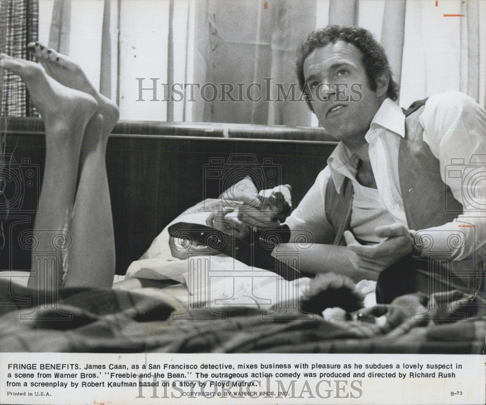 1974 Press Photo &quot;Freebie and the Bean&quot; starring James Caan - Historic Images