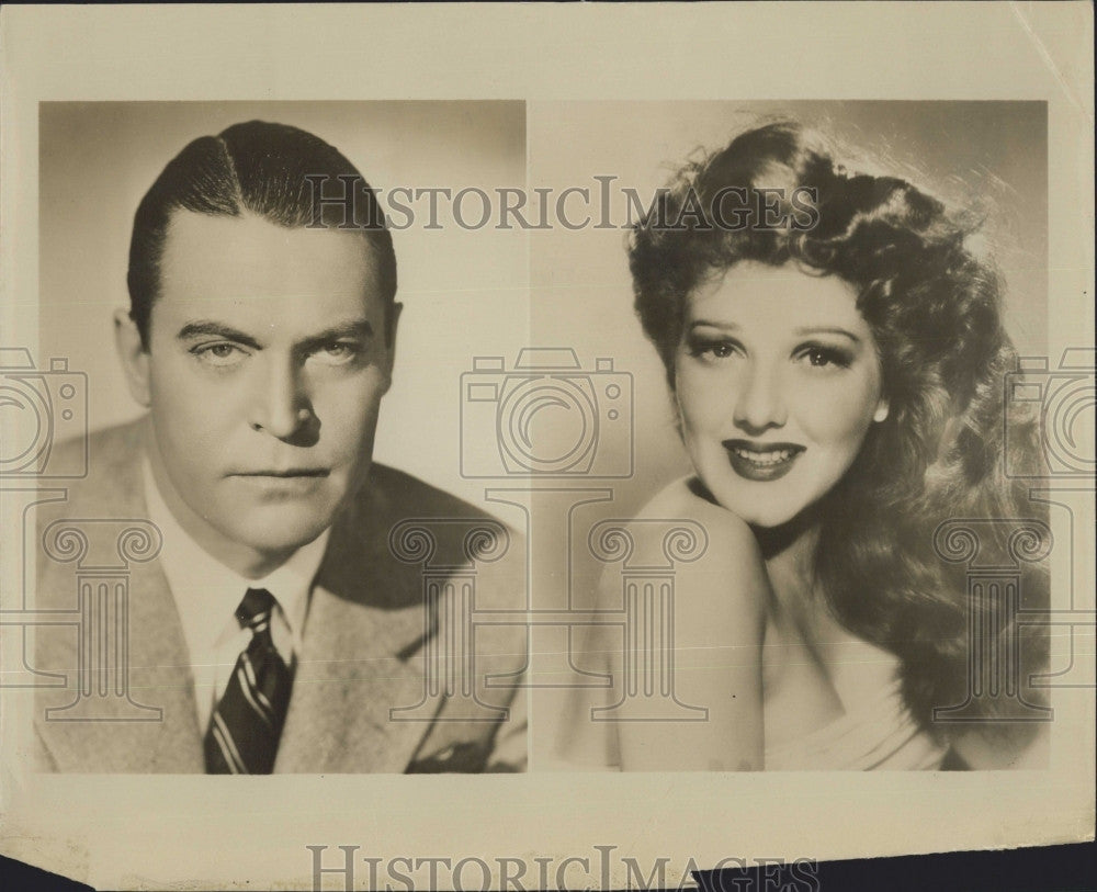 Press Photo Actress, Jean Parker and another actor - Historic Images
