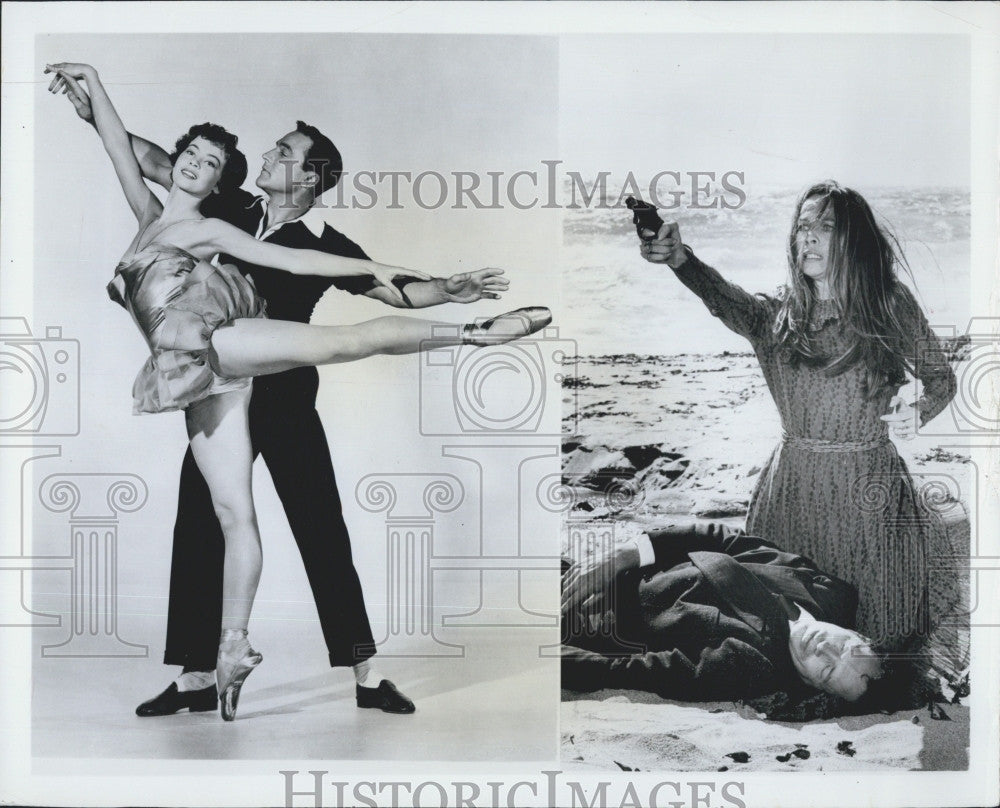 1971 Press Photo Actor Leslie Caron Film &quot;American in Paris&quot; Film &quot;Chandler&quot; - Historic Images