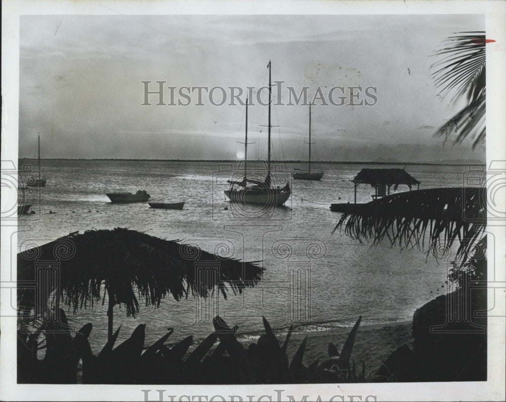 Press Photo Picturesque Bonaire off of Venezuelan Coast - Historic Images