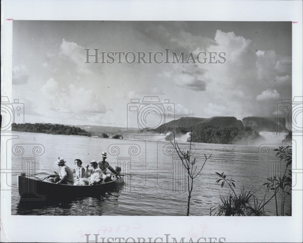 1973 Press Photo Venezuela Hacha Falls - Historic Images