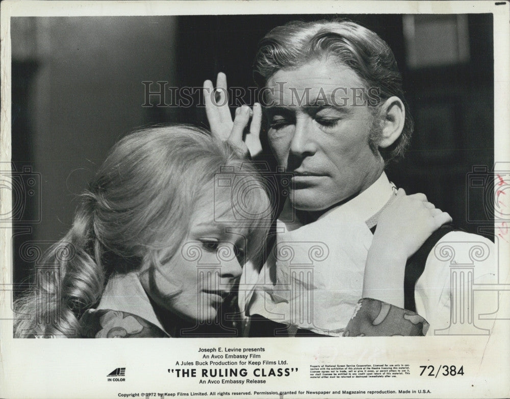 1972 Press Photo Actor Peter O&#39;Toole Stars In &quot;The Ruling Class&quot; - Historic Images