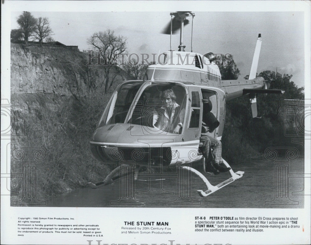 1980 Press Photo Actor Peter O&#39;Toole Stars In &quot;The Stunt Man&quot; - Historic Images