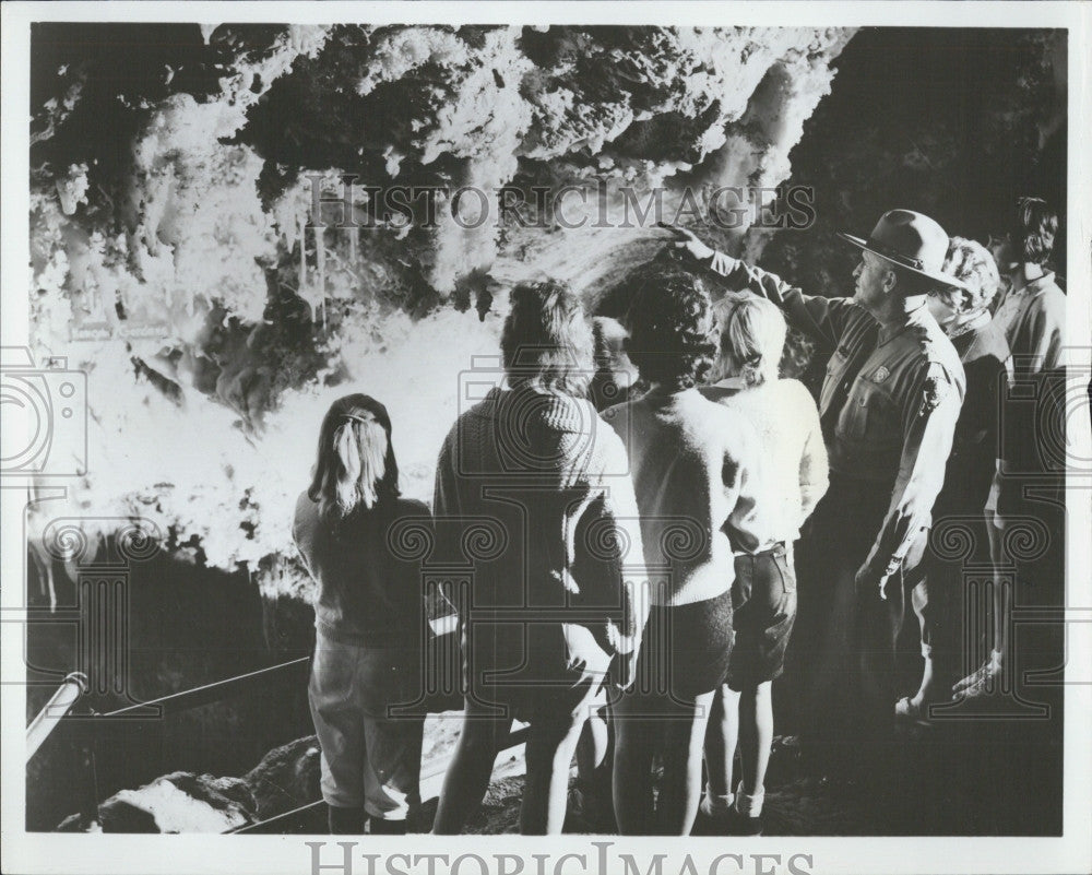 1966 Press Photo Hanging Gardens at Timpanogos Cave in Utah - Historic Images