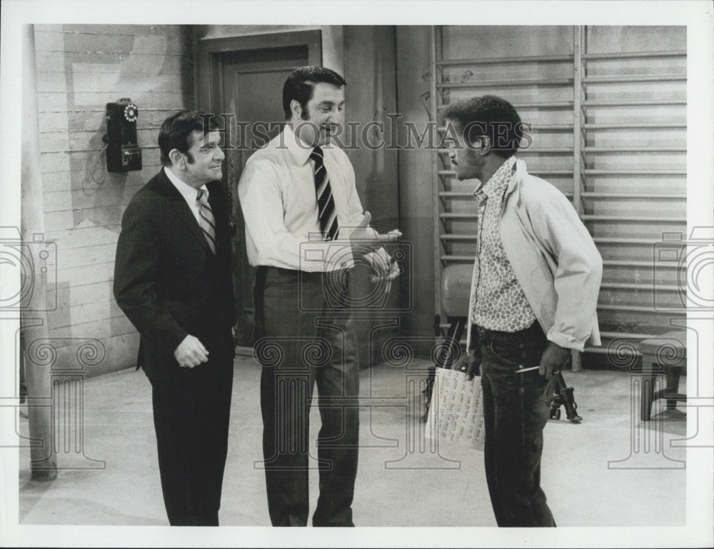 1970 Press Photo Danny Thomas,Sid Melton,Sammy Davis Jr &quot;Make Room for Daddy&quot; - Historic Images