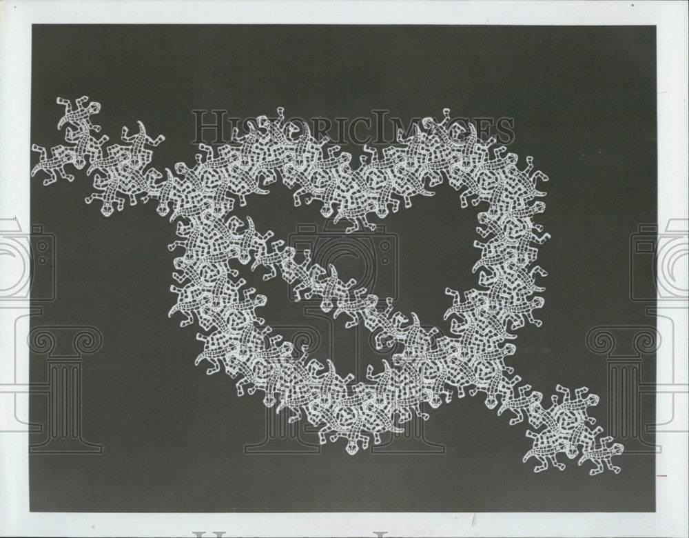 1981 Press Photo Shmuzzle Puzzle Valentine Gift - Historic Images
