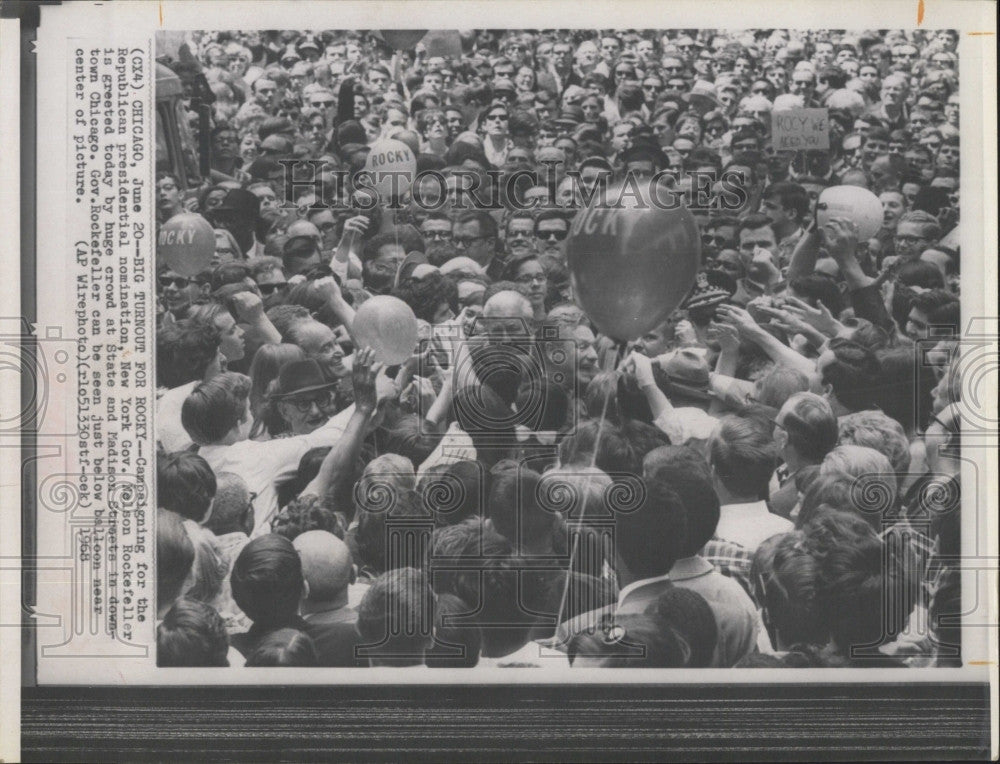 1968 Press Photo Republican Presidential Nomination NY Governor Rockefeller - Historic Images