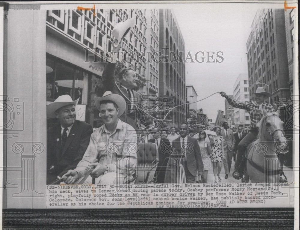 1968 Press Photo Republican Presidential Nomination NY Governor Rockefeller - Historic Images