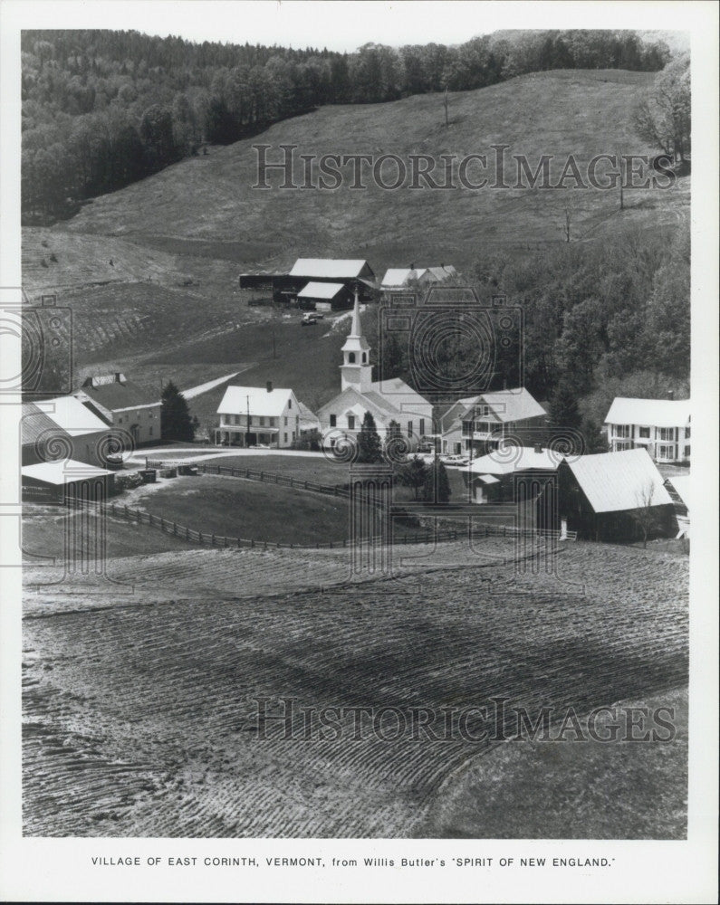 1991 Press Photo Village of East Corinth, Vermont - Historic Images