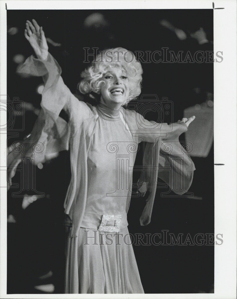 1989 Press Photo Actress Carol Channing at Ruth Eckerd Hall - Historic Images