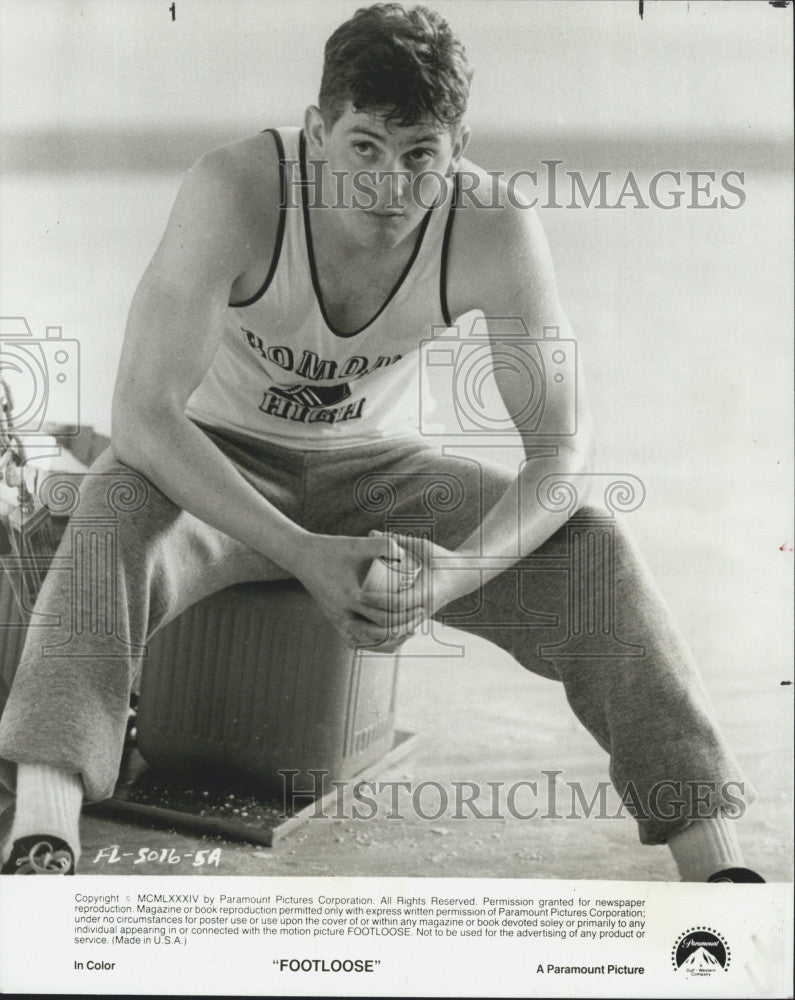 1984 Press Photo Actor Christopher Penn in &quot;Footloose&quot; - Historic Images