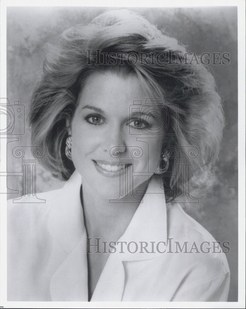 1991 Press Photo  Paula Zahn to Host 1992 Olympic Winter Games - Historic Images