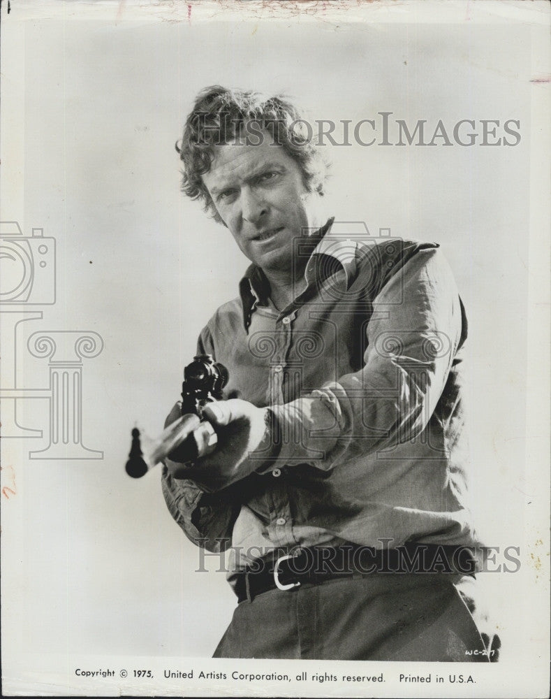 1975 Press Photo Actor Michael Caine in &quot;The Wilby Conspiracy&quot; - Historic Images