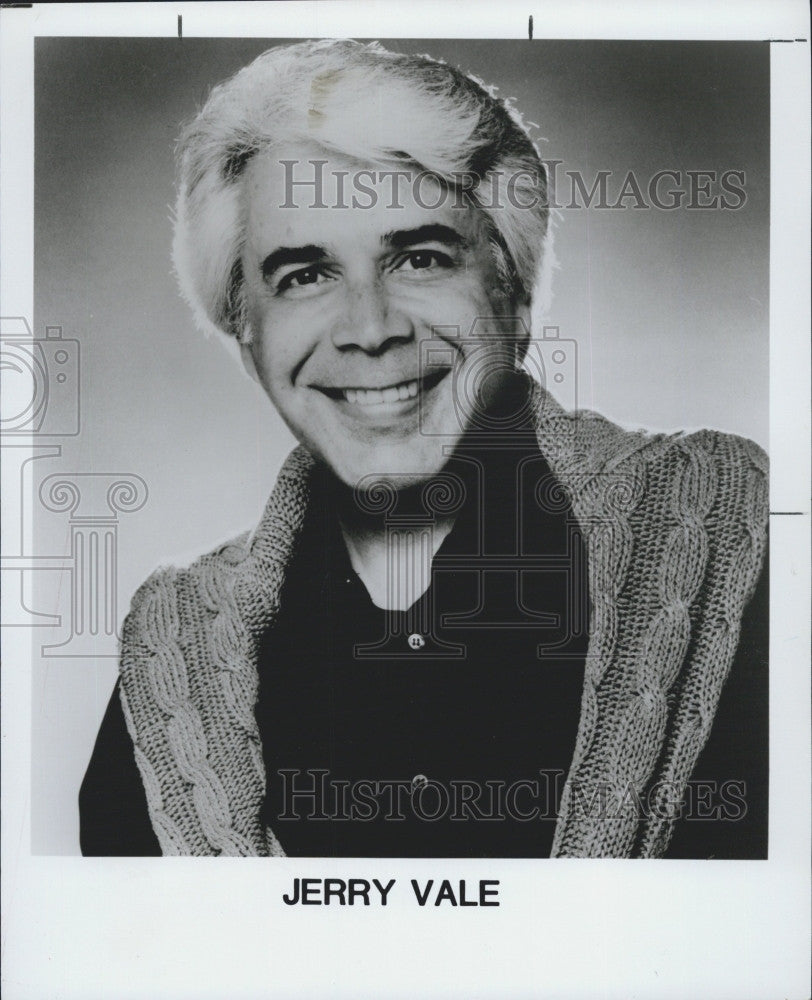 1984 Press Photo Singer Jerry Val - Historic Images