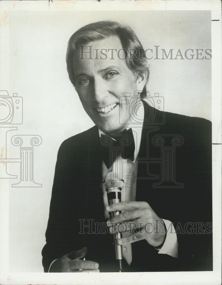 1985 Press Photo Singer And Entertainer Andy Williams To Sing Ruth Eckerd Hall - Historic Images