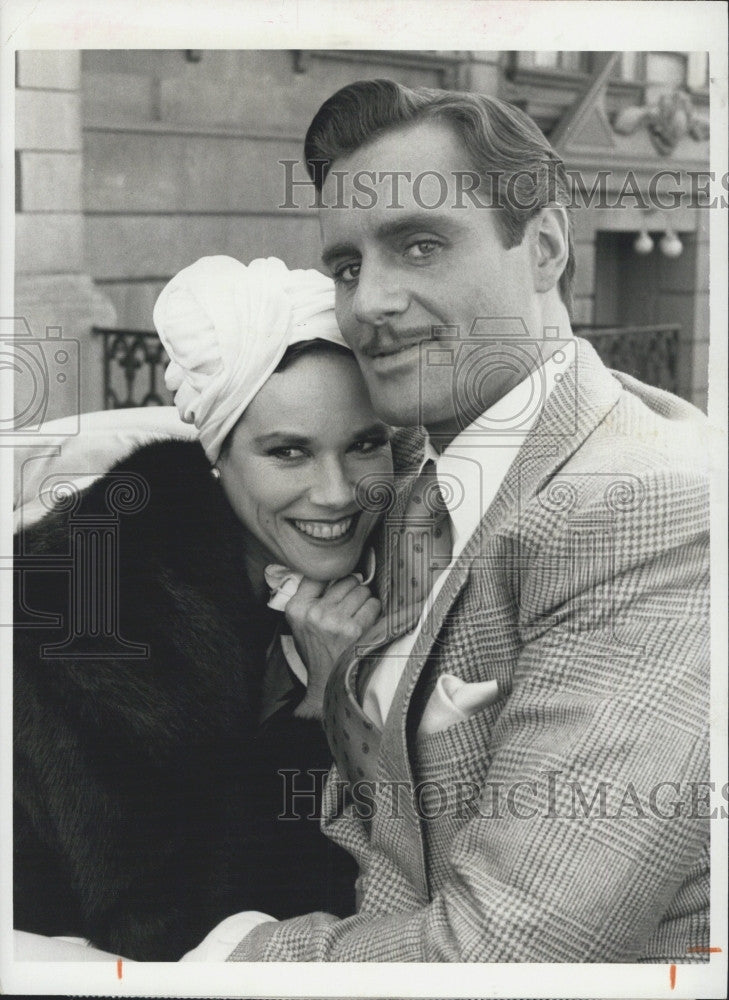 1986 Press Photo Duncan Regher, Barbara Hershey &quot;My Wicked Wicked Ways..&quot; - Historic Images