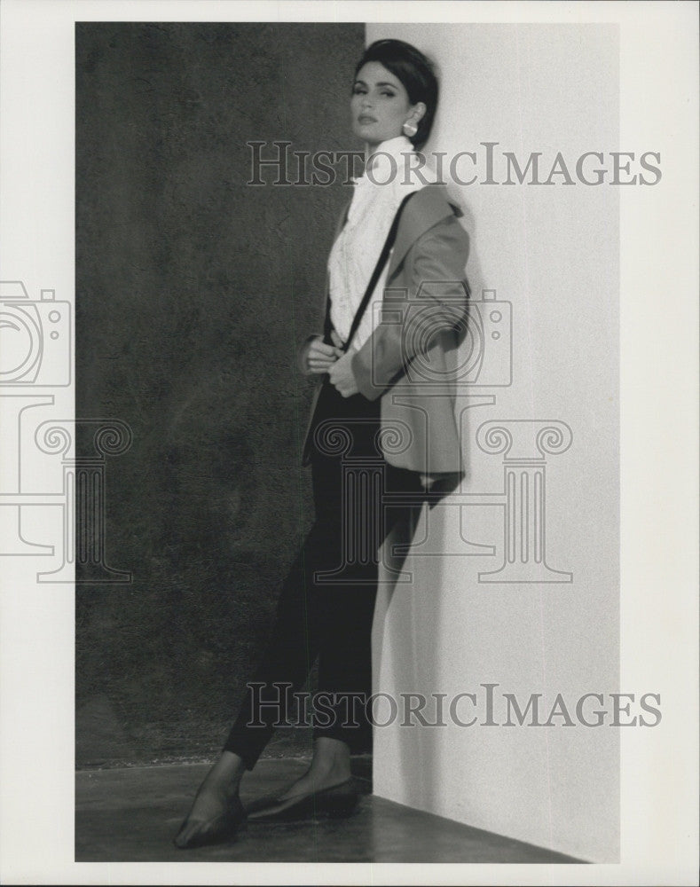 Press Photo Diane Von Furstenberg. fashion designer clothing line - Historic Images