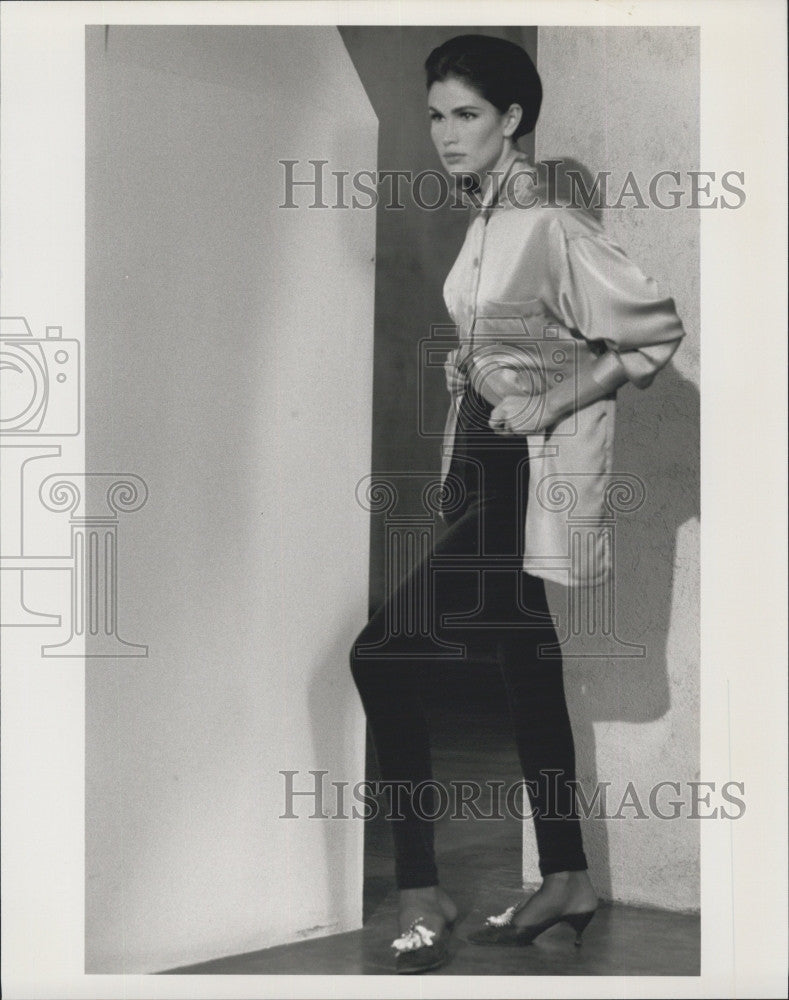 Press Photo Diane Von Furstenberg. fashion designer clothing line - Historic Images