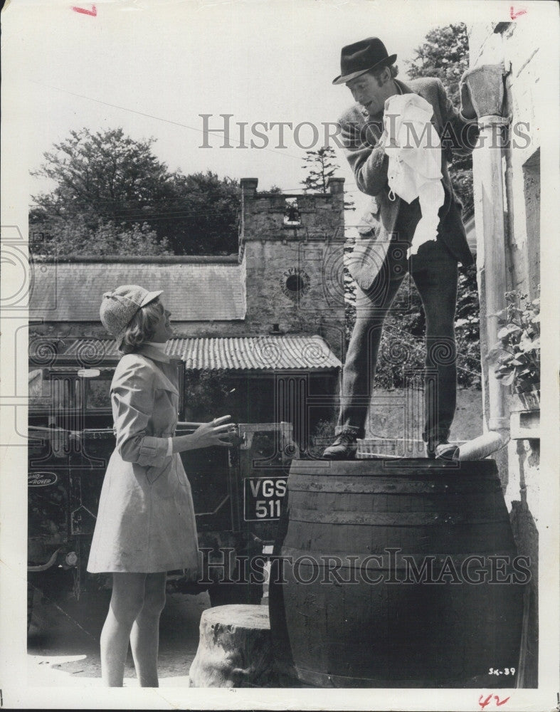 1970 Press Photo Actors Peter O&#39;Toole And Susannah York In &quot;Brotherly Love&quot; - Historic Images