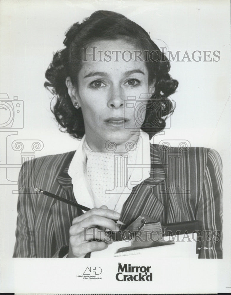 1980 Press Photo  Geraldine Chaplin,stars in &quot;Mirror Crack&#39;d&quot; - Historic Images