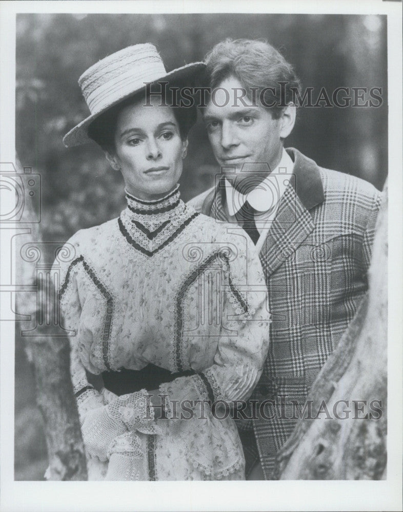 1981 Press Photo   Geraldine Chaplin , Atherton &quot;Edith Wharton: House of Mirth&quot; - Historic Images