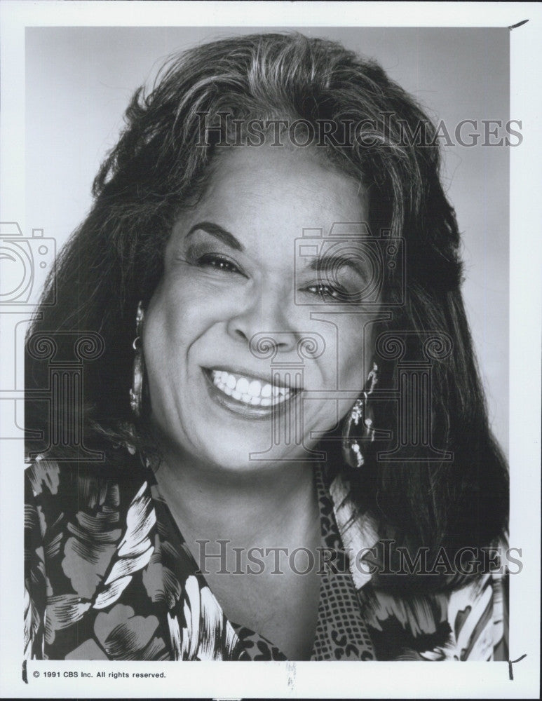 1991 Press Photo Singer,actress,Della Reese - Historic Images