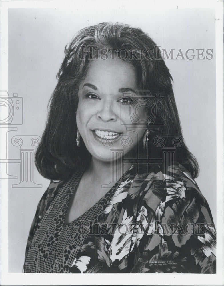 1991 Press Photo Singer,actress,Della Reese,from The Royal Family - Historic Images