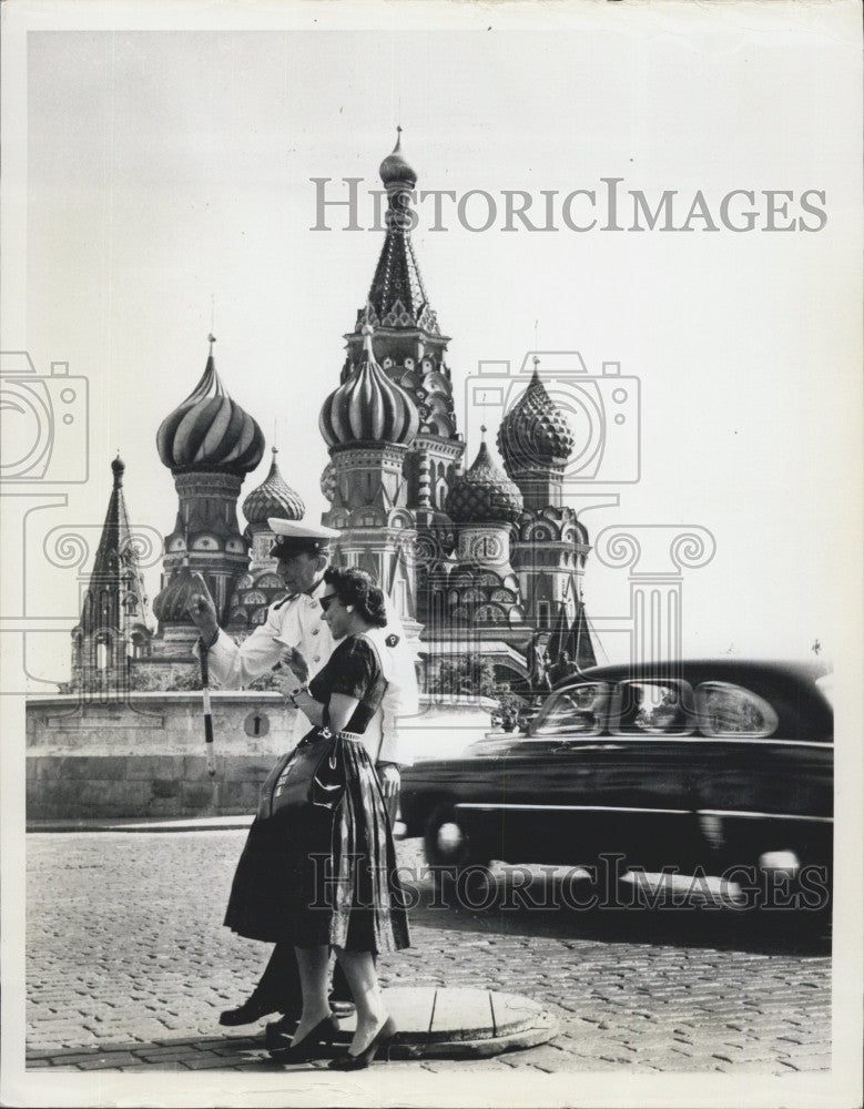 1959 Press Photo Ann Landers in Moscow - Historic Images