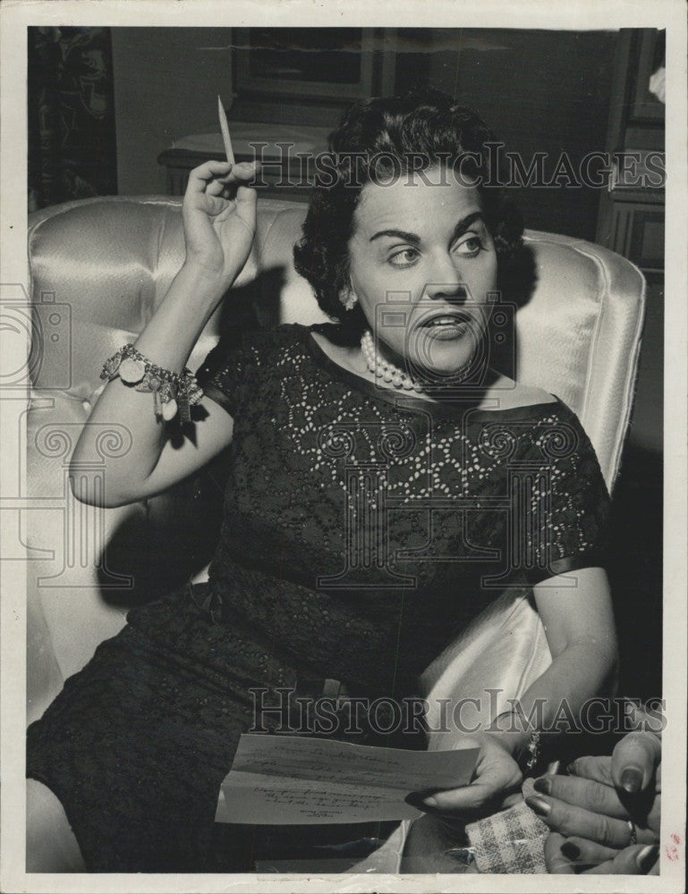 1958 Press Photo Ann Landers,newspaper columnist - Historic Images