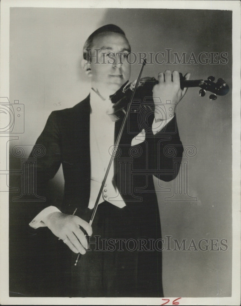 1963 Press Photo Jules Lande,violinist - Historic Images