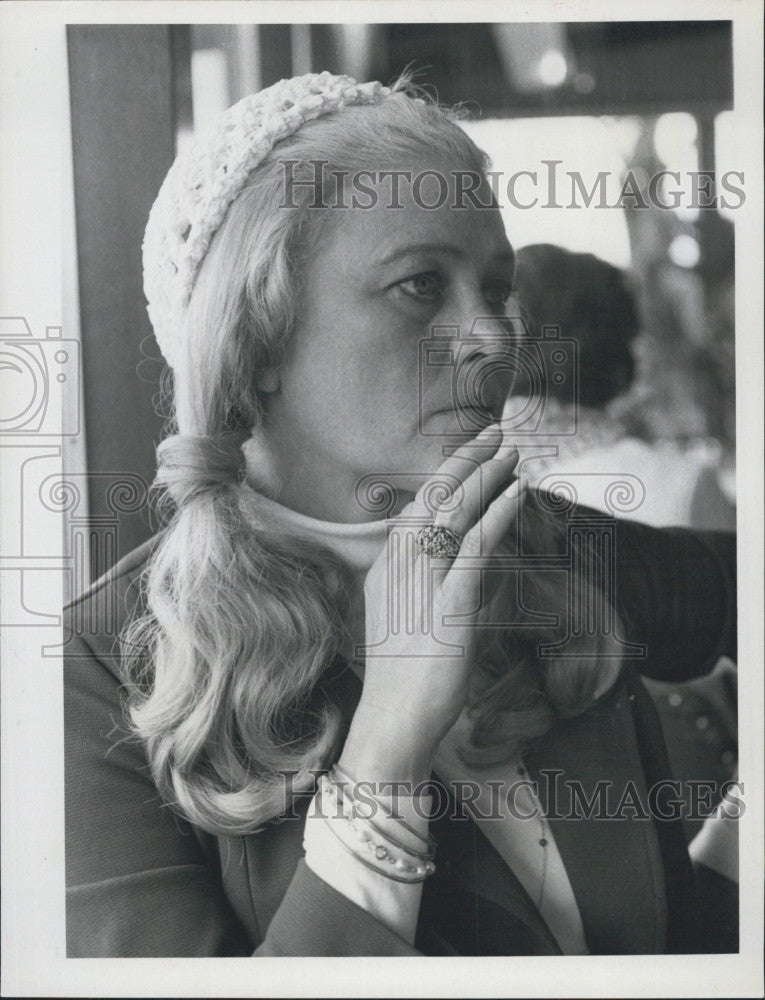 1971 Press Photo Joan Caulfield American Actress - Historic Images